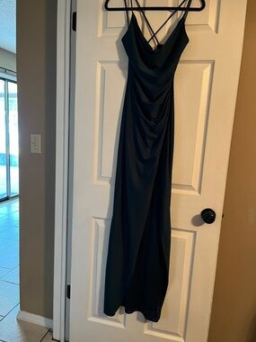 windsor tiffany sleeveless high slit formal dress Windsor Tiffany Sleeveless High Slit Formal Dress